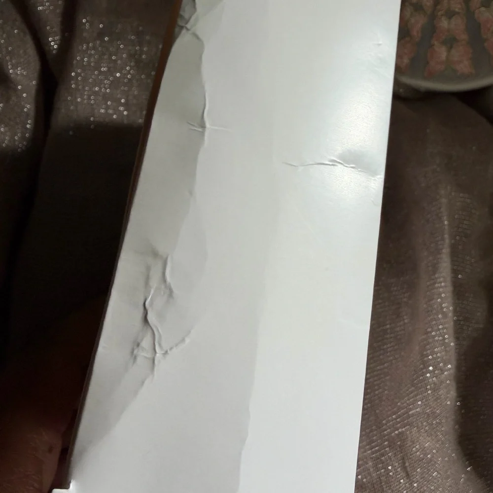 Dior Cream Round Cosmetic Pouch with Pink & Gold Butterfly Embroidery - Picture 8 of 10